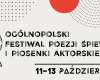 Zdjęcie aktualności X Ogólnopolski Festiwal Poezji Śpiewanej i Piosenki Aktorskiej FORMA