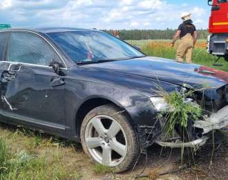 Zdjęcie aktualności Ponad tysiączłotowy mandat otrzymał sprawca wypadku samochodowego w Smogulcu w gminie Gołańcz