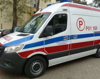 Zdjęcie aktualności Ambulans przekazany przez wojewodę wielkopolskiego do wągrowieckiego szpitala włączony do systemu ratownictwa medycznego