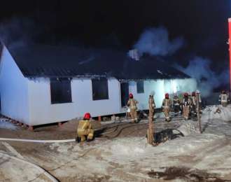 Zdjęcie aktualności Pożar domu w Potrzanowie